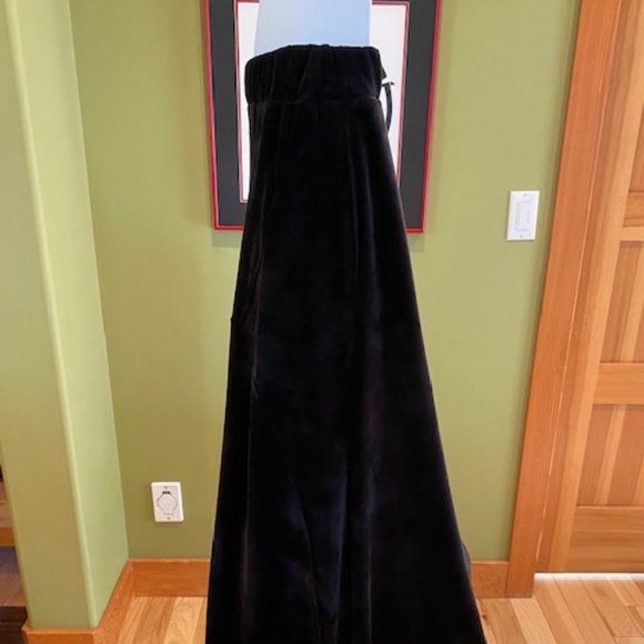 Alembika Dresses & Skirts - Alembika Long Black Velvet Skirt